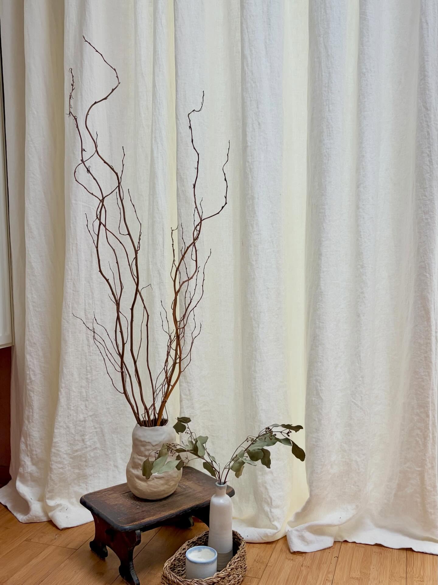 La lumière se pose ici, en douceur, sur le lin…