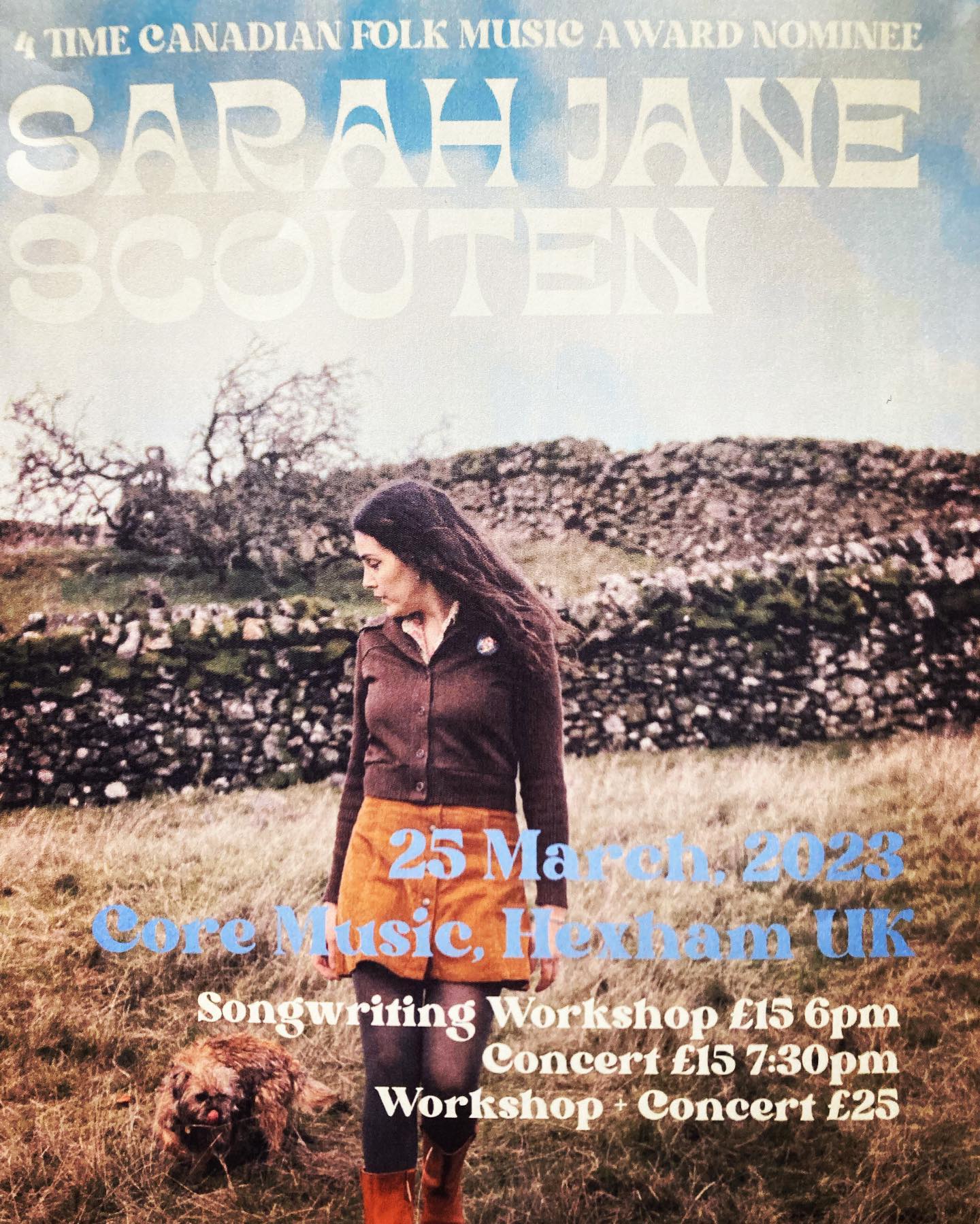 4 time Canadian Folk Music Award Nominee @sarahjanescouten is performing at @coremusiccic on The 25th March. Not to be missed!!
Ticket link in Bio via the Bluegrass in Hexham Website
Follow our social media and website links in Bio as well to keep up to date with future Bluegrass events in Hexham! #bluegrassinhexham #hexhambluegrass #hexhambluegrassfestival #bluegrass #oldtime #livemusic #flatpicking #fiddle #guitar #mandolin