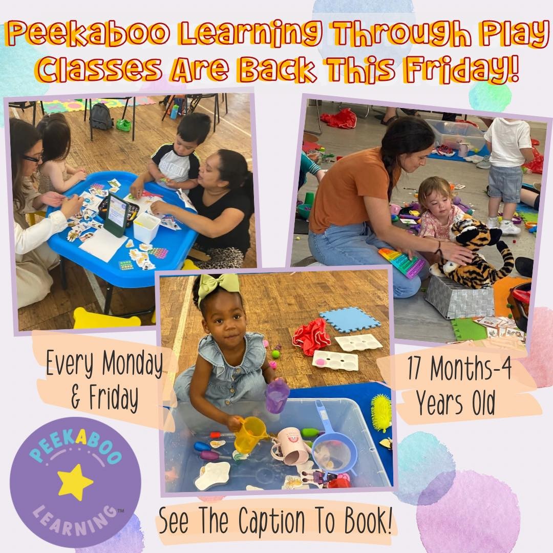 📣 Peekaboo Learning Through Play- Term 3!
💃 Come and explore a new term of exciting activities!
🥳 Featuring WATER play, MESSY play, PHONICS and so much more!
🤩 You can now BLOCK BOOK to secure your space for every class this term!
🌟 First Classes Friday 2nd September & Monday classes start on the 12th September
📅 Every Monday & Friday (term time)
📍Victory Hall, Chigwell
⏰ 10-10:45
🧸 17 months-4 years old
👆 Click the link in my bio to book your space now!
💫 Please note, pre-booking is essential before attending any Peekaboo Learning classes
.
.
.
@essexwithchildren #chigwellmums #woodfordmums #buckhursthillmums #redbridgemums #hainaultmums #loughtonmums #essexmums #wooodfordgreenmums #finemotorskills #eyfslearning #thingstodowithkids #thingstodoinchigwellforkids #learningphonics #phonicslearning#primaryteaching #primaryeducation #letthemplay #makelearningfun #learningthroughplay #learnthroughplay #2yearolds #3yearolds #4yearolds