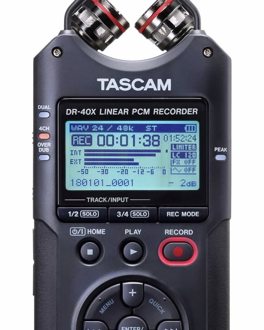 ‼Neues aus Instrumentenhausen‼
TASCAM DR-40X - 4-Track-Handheld-Recorder / USB-Audio-Interface
*CHF 249.00*
Jetzt erhältlich bei Rock'N'Roli's Musik Shop!
079 349 77 00
rocknrolis.ch
