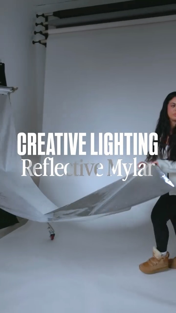 Creative lighting hack you should be using more often.
Reflective Mylar adds contrast, texture, and movement.
I love it when getting creative intentionally for beauty, editorial, and video content. Simple tools. Stronger results.
You can use it with a continuous light or studio strobes. I know this video doesn't explain much and might leave you with more questions than answers.
For now "Quick" tips live here. Commanding, longer-form lighting and studio education is something we’re actively building. We will soon be testing extended content through a new YouTube channel and inside our IG subscription to see where it’s most valuable for creators who want to go deeper!
Comment MYLAR and I’ll send the link to the roll I use.
#CreativeLighting #StudioLighting #photographytips