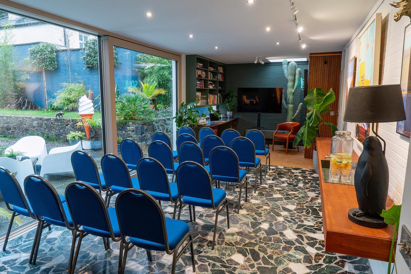 We have a few exciting exhibitions to announce soon (the first around Easter time)... in the meantime, with the help of a few extra chairs, the space is now ready for a few corporate training days and seminars across the coming months 🌵