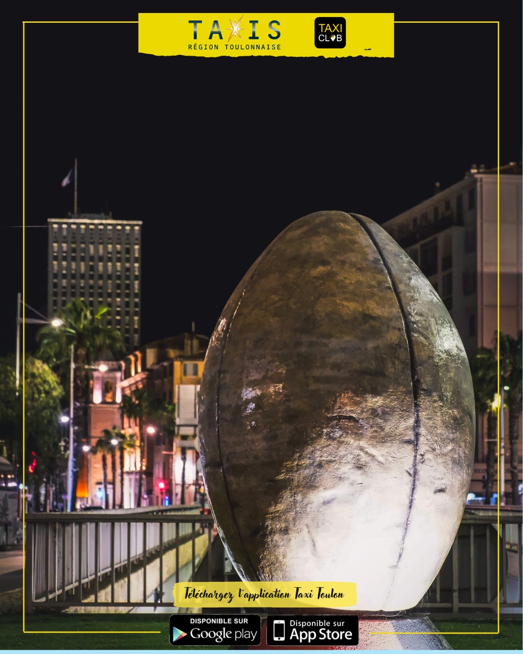 🌙🚖 Vos retours tardifs en toute tranquillité
Profiter de la ville la nuit, soirées, événements, horaires décalés…
Le taxi est la solution fiable pour rentrer en toute sécurité, sans stress ni contrainte.
Nos chauffeurs sont à votre service 24h/24 et 7j/7.
📲 Réservez dès maintenant votre course en nous appelant ou via l'application Taxi Club (disponible sur le PlayStore et l'Apple Store).
🚕 Taxis de la région Toulonnaise
📞 04 94 93 51 51
💻 www.taxi-toulon.com
📸 @unpeudicietdailleurs
#taxi #taxitoulon #sortiràtoulon #taxivar