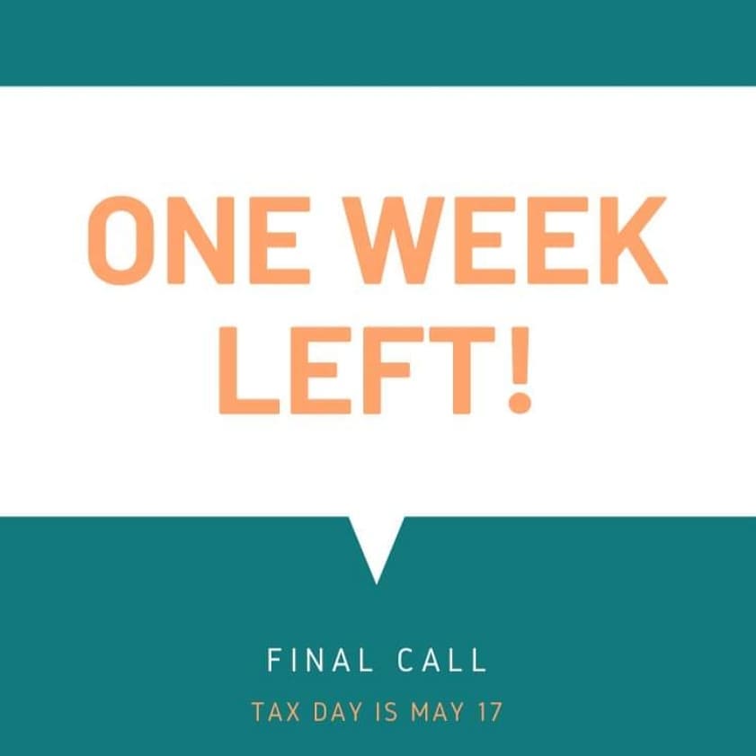 This is your final reminder to make arrangements for your 2020 taxes, which are due next Monday, May 17. We can help you with that, or at least get an extension filed on your behalf. Reach out for help if you need it.
WWW.MELVINMORA.COM