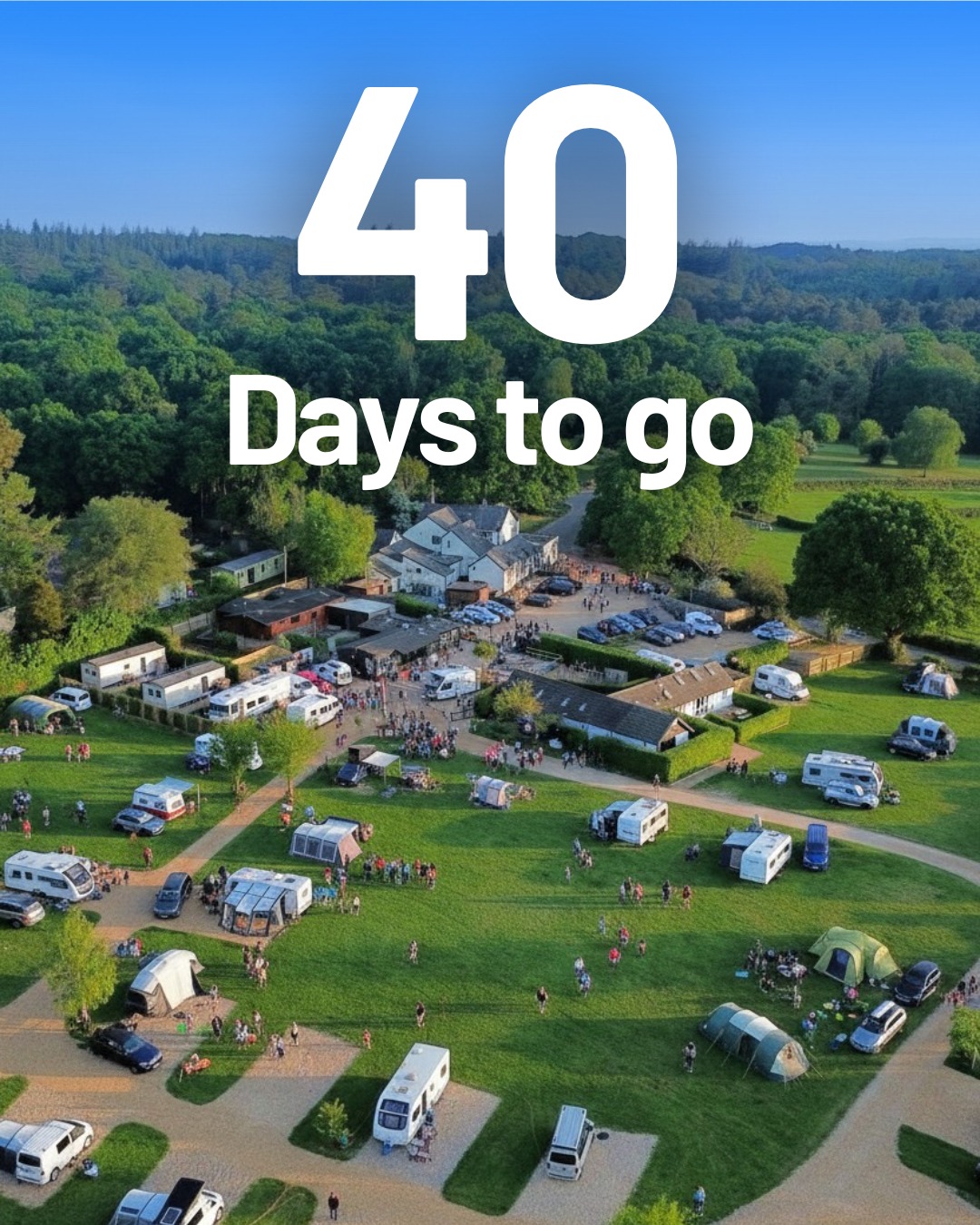 ⏳ ONLY 40 DAYS TO GO until we’re back open for the 2026 season! 🎉 Our season runs from 1st March to 1st November, and you can still secure your pitch by emailing enquiries@redshoot-campingpark.com
We can’t wait to see the park filled with campers again! 🌳⛺️ Stay tuned for some exciting news coming your way soon! 🤩 #RedShootCampingPark #CampingSeason2026 #BookNow #CampingVibes #ExcitingNews