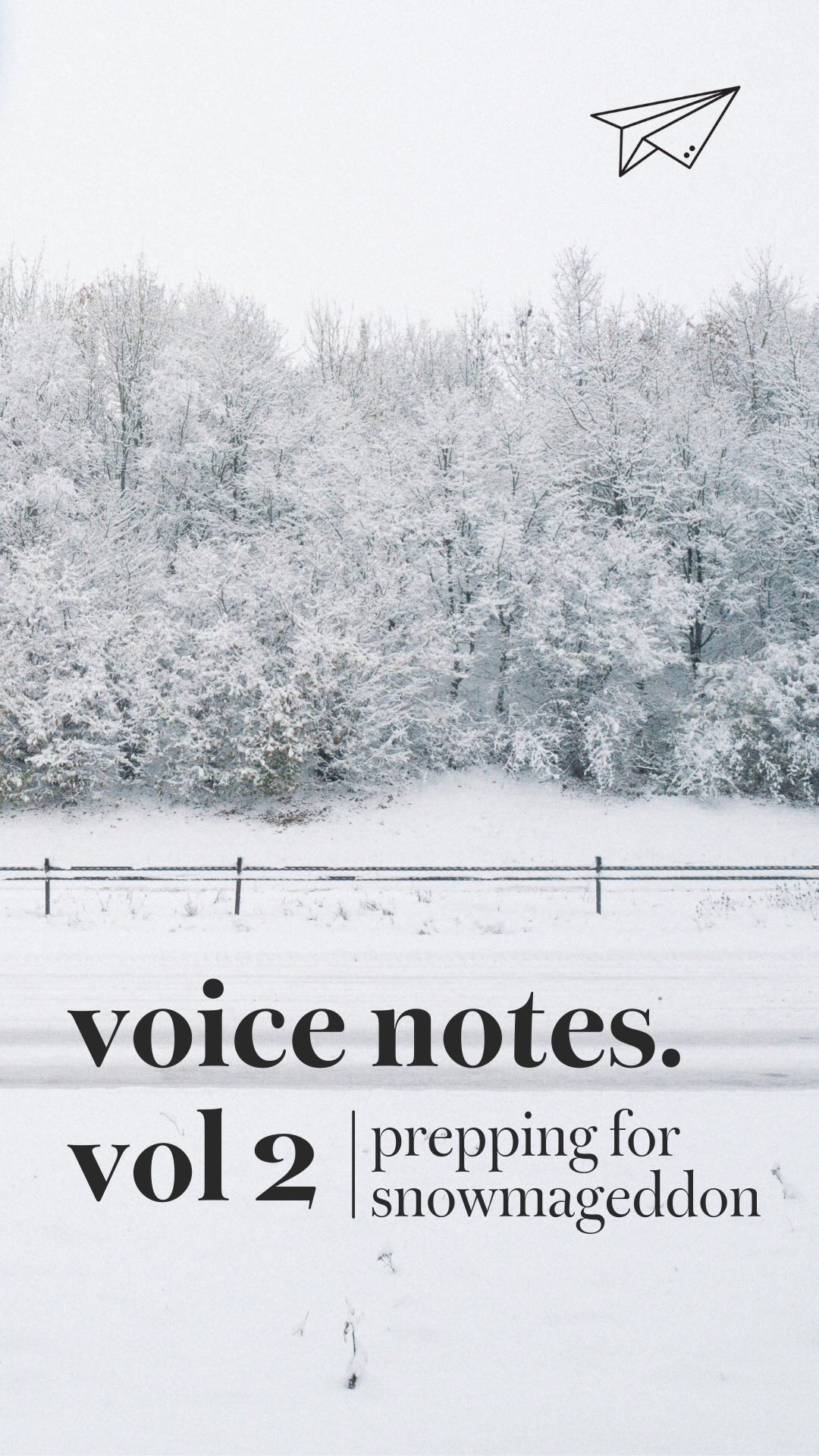 ☃️Snowmageddon inspired voice note coming in…not hot. Anyway.
Stay warm. Stay safe. ❤️🙏
#inklivity #snowmaggedon