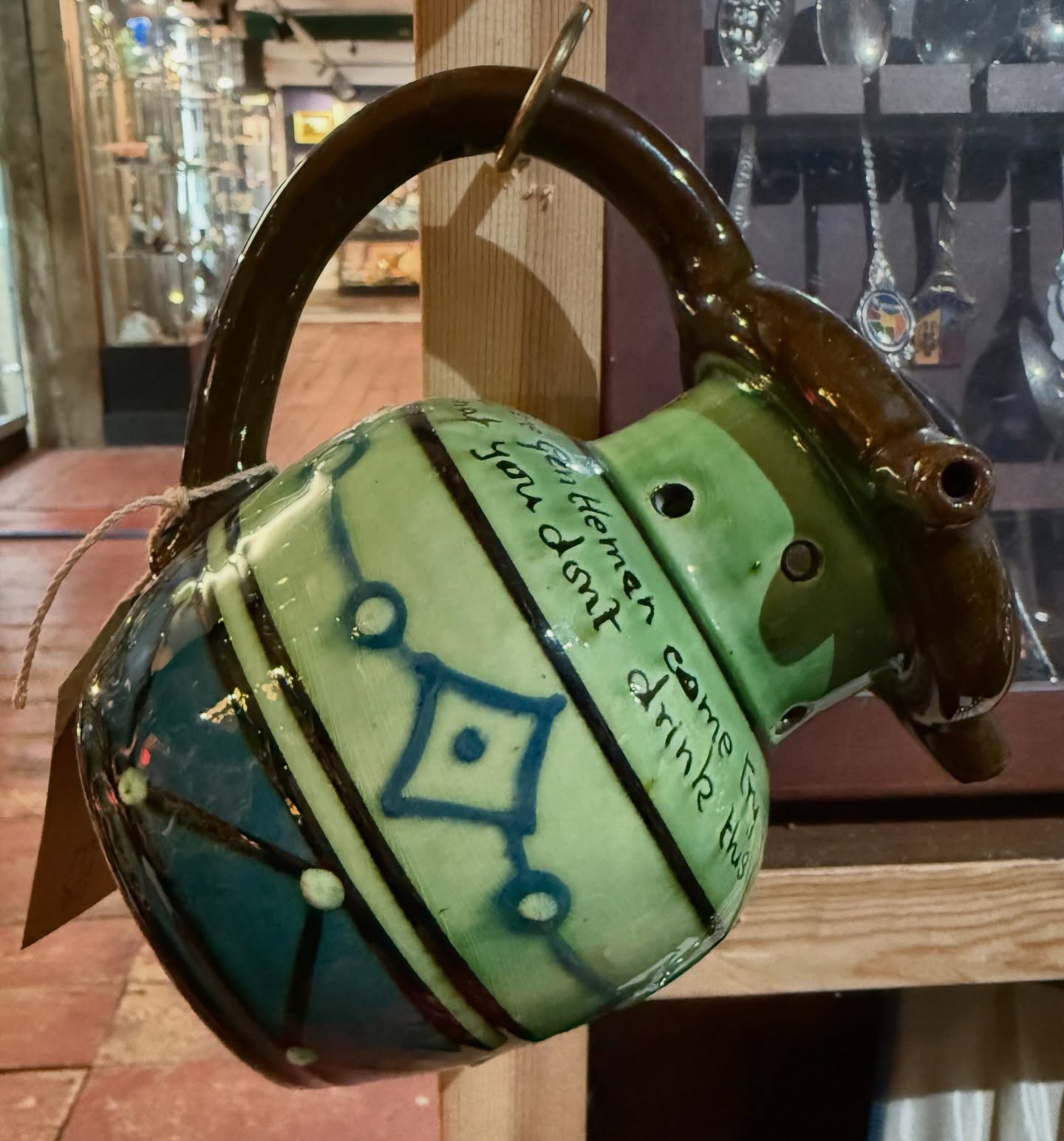 If, like us, you’re a fan of @potterythrow you’ll have seen them making puzzle jugs.
These quirky ceramic jugs date back to medieval times and were designed to trick the drinker. With holes around the rim and a hidden internal tube, they look impossible to use without spilling.
Often decorated with cheeky riddles, puzzle jugs were all about testing skill – and having a laugh.
Find yours at @theantiquevillagedevon
Open 10 - 4 Monday to Saturday
www.theantiquevillage.co.uk
#puzzlejug #CuriosityObjects #AntiqueCeramics #QuirkyAntiques