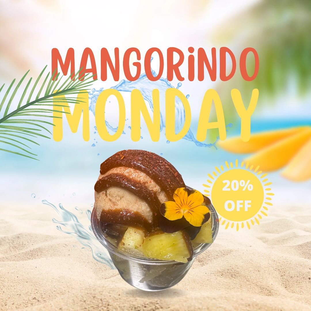Good vibes only on this Mangorindo Monday! ☀️
Scoops of mouthwatering, sugar-free mango-pineapple and tamarind sorbet, topped with house-made chamoy and house-made chili salt, will have you looking forward to the start of the week!
#smoothiebowls #lasvegasfoodie #lasvegasfoodies #lasvegaslocals #smoothie #lasvegasbusiness #vegan #lasvegasinfluencer #lasvegasfitness #smoothielover #healthandwellness #healthylifestyle #smoothies #healthbenefits #wellness #wellnessjourney #mondaymood #mondaymotivation #mondayvibes