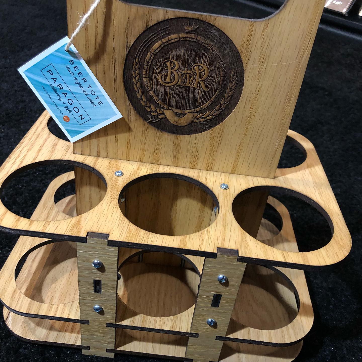 Beer totes and wine boxes on sale today at Signatures Festival of Crafts, BMO stampede until 5 pm! Paper Panache