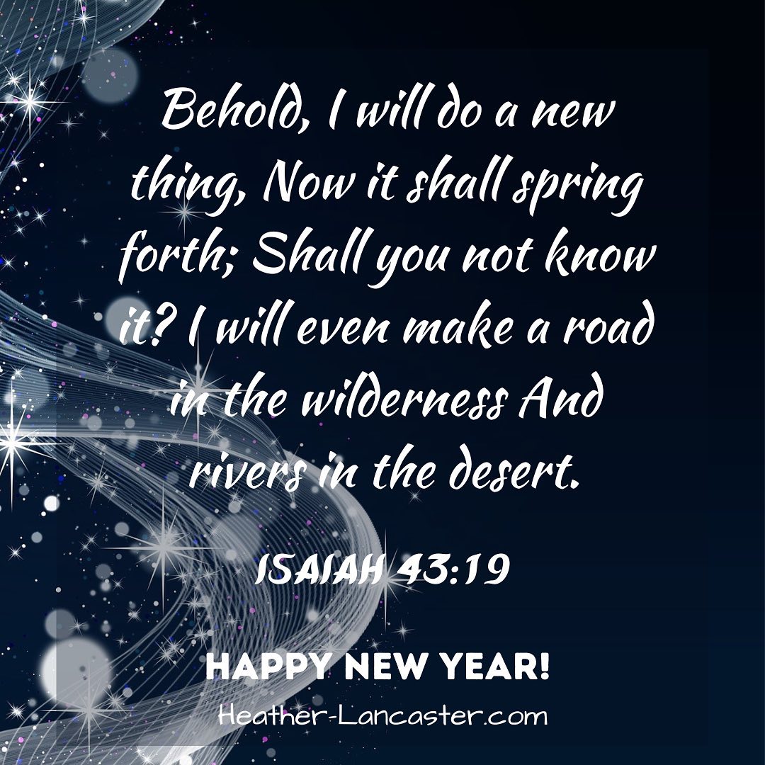As we prepare to go into 2023, I woke up with this Scripture on my heart. God is going to do a new thing in each and every one of us if we allow Him to. I’m excited for what’s to come. We pray for God’s best for each and every one of you for this upcoming year. #encouragement #scripture #happynewyear