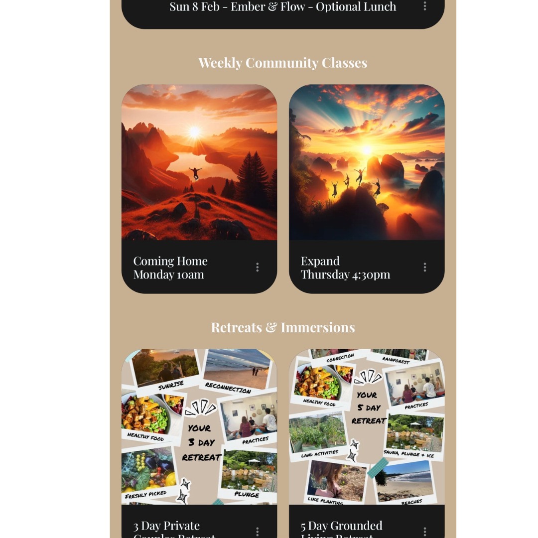 We have just launched some new exciting retreats as well as community classes continuing every week and our next open half day retreat will be on 8th Feb. Check out the linktree in my bio for more details. Hope to see you join us soon. š„°