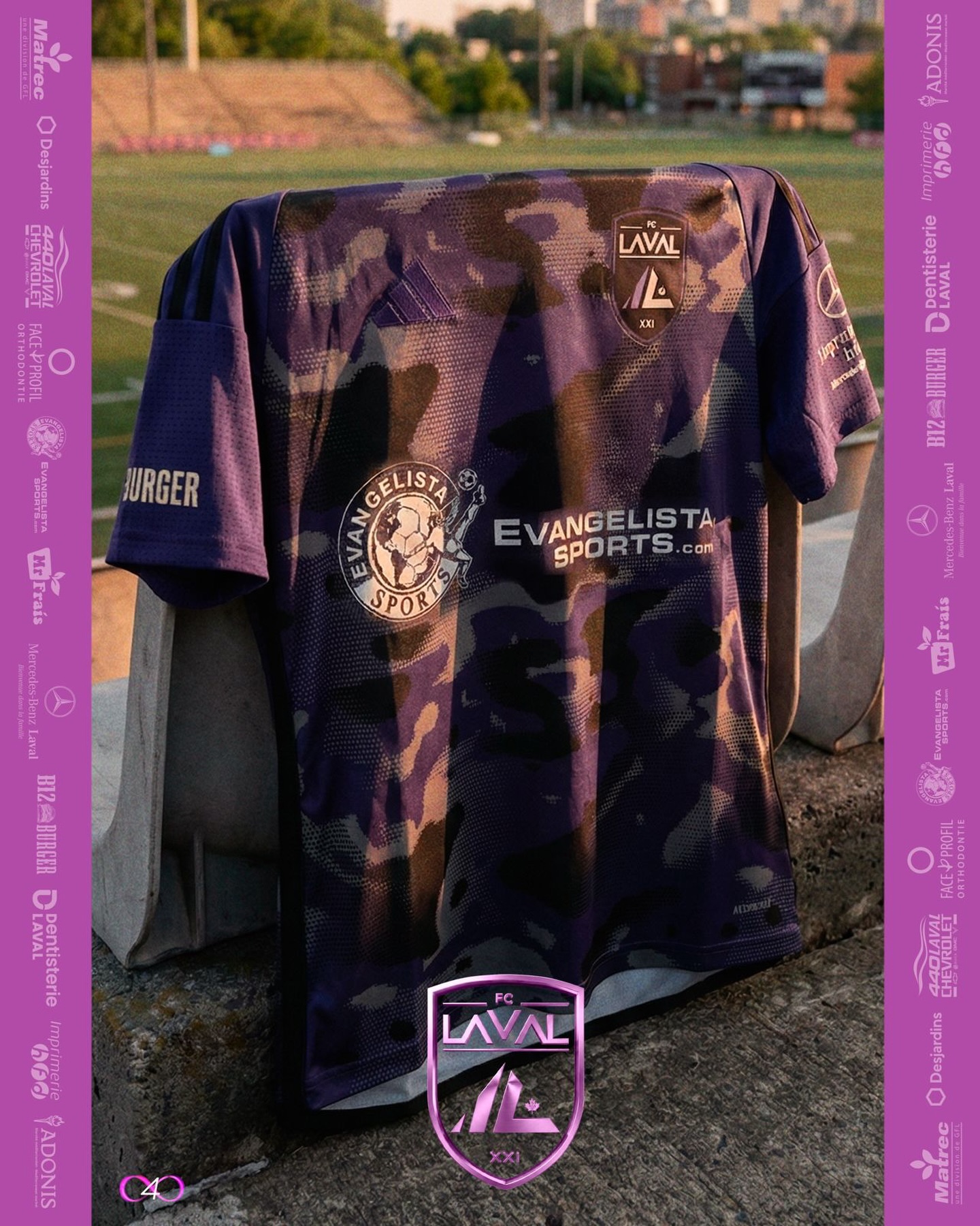 Un énorme merci à Evangelista Sports pour le soutien apporté à notre jeunesse, notre passion du soccer et notre fierté communautaire. 🙏🏻💜
Big thank you to Evangelista Sports for supporting our youth, our soccer passion, and our community pride. 🙏🏾💜
#FCLaval #Partnership #communauté #community #Partenariat