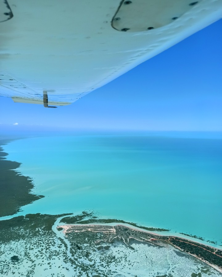 Flying into Broome never gets old with these views and amazing colours.
