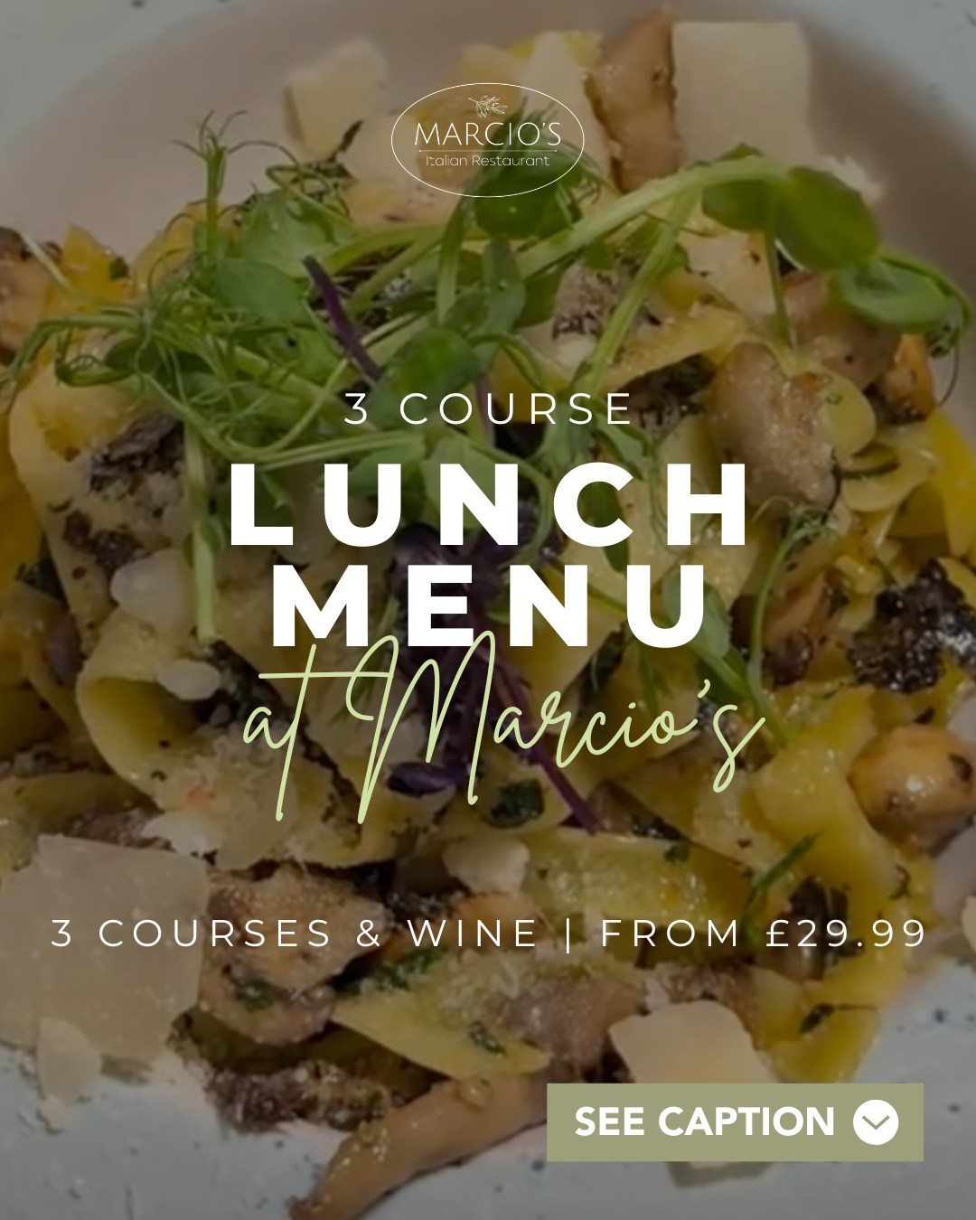 Some meals are meant to be lingered over. 🍷✨
The kind where time slows down.
Where conversation flows as easily as the wine.
Where one course gently leads to the next, and nobody’s checking the clock.
Our 3-course menu is available all week long, lovingly prepared with the same care, quality ingredients and attention to detail you’ve come to expect - all for just £29.99.
It’s indulgent without being over the top.
Refined, comforting, and quietly luxurious.
Perfect for catching up, celebrating nothing in particular, or simply treating yourself because… why not?
At Marcio’s Italian Restaurant, lunch isn’t rushed - it’s savoured. And some of life’s best moments really do happen around the table. 🤍🍽️
📍 Castle Road, Bedford
📞 07768 431715
📧 info@marciositalianrestaurant.co.uk
💻 Book now - www.marciositalianrestaurant.co.uk
🍷🍝 Slow evenings, full hearts, unforgettable flavours. We can’t wait to welcome you at our Bedford restaurant! ❤️🇮🇹
#MarciosItalian #LongLunch #ItalianDining #ThreeCourseMenu #FoodWorthLingeringFor #BedfordFood #MidweekTreat