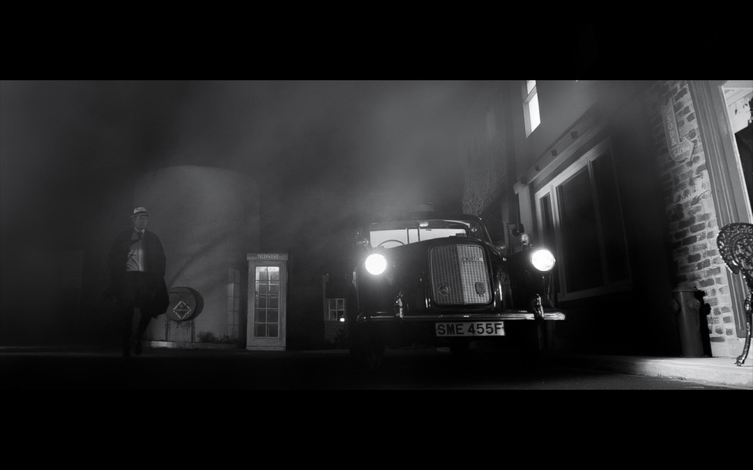 Espionage, mystery, murder? What fate awaits our hero on the Mercury Pictures backlot. #mercurypictures #hollywoodstudio #mystery #blacktaxi #thethirdman #hero #telephonebox #nightimeshoot #filmmakingla