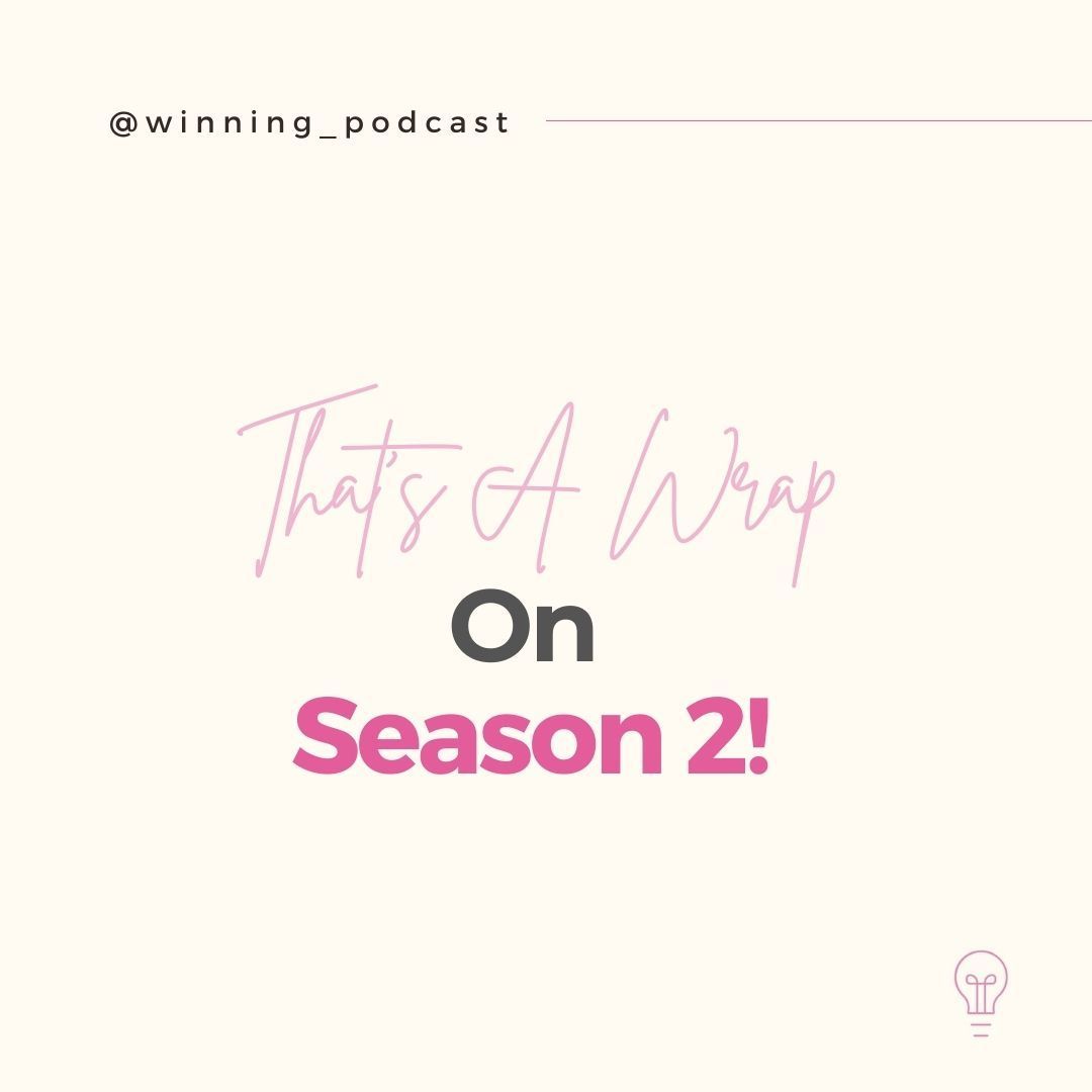 👋 Season 2!
As Season 2 of Winning Podcast comes to a close, we're filled with gratitude for each and every one of you who has been part of this amazing journey! 🎧💫
Thank you to our captivating guests and their enlightening discussions, it's been an incredible ride, and we couldn't have done it without you.
To all our listeners, your support, feedback, and engagement have meant the world to us. Whether you've been with us from the start or just joined the journey, your presence has made this season truly special. 🙏❤️
As we bid farewell to Season 2, we're already gearing up for even more exciting content in the future. Stay tuned for what's to come, and once again, thank you for being part of our podcast family!
🎙️ Your Host,
Mackenzie
#SeasonFinale #Gratitude #PodcastJourney
