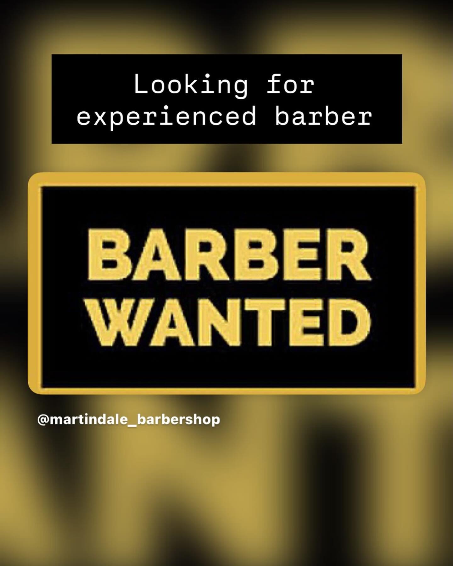 Busy shop located in busiest area in St Catherine’s looking for experienced barber to join our team