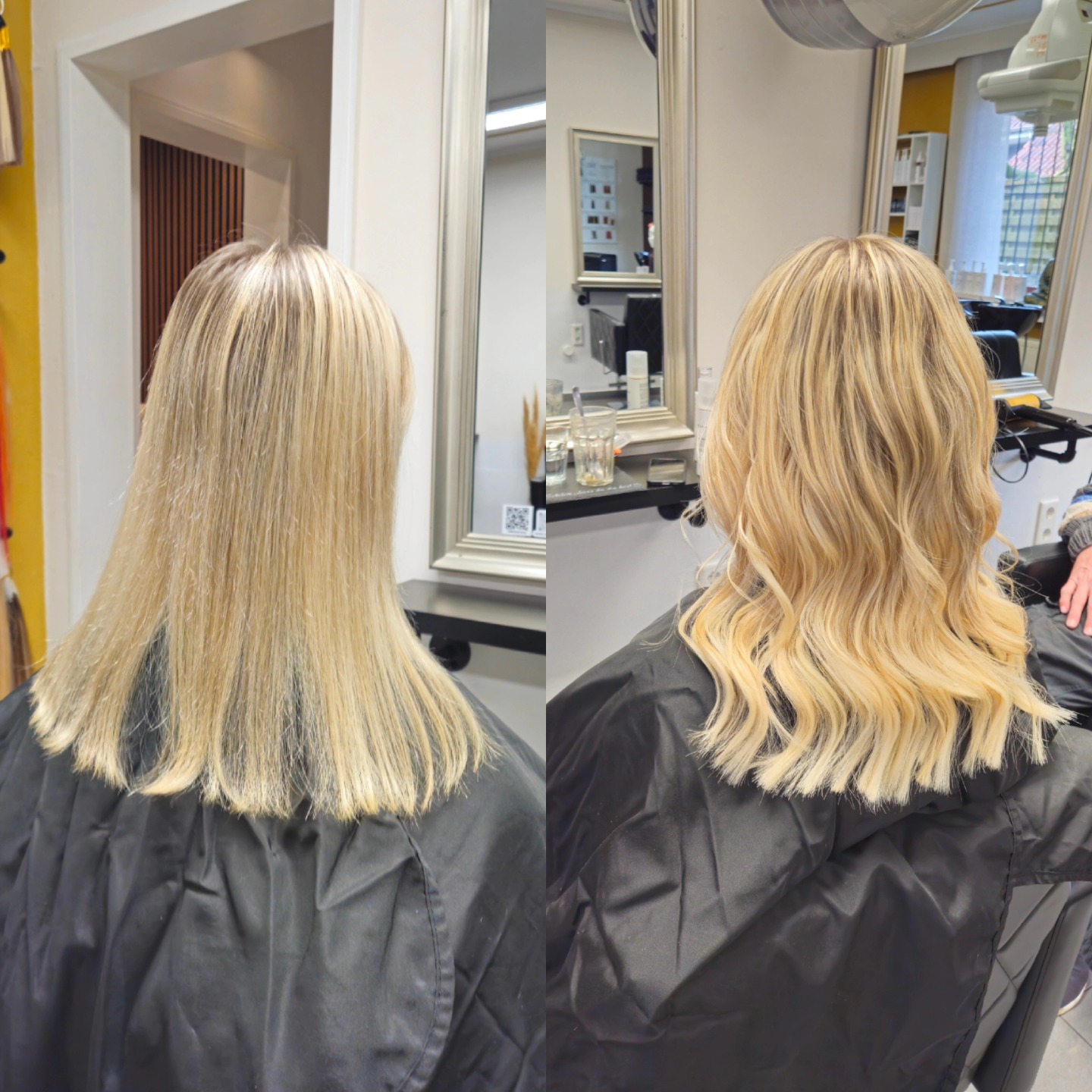 HAARVERDICHTUNG
🤍 50g Tressen
🤍 35cm Länge
🤍 befestigt mit Nanoringen
🤍 haben von innen eine Silicon Schicht
🤍 zwei verschiedene Blondtöne
@haarverlaengerungoldenburg