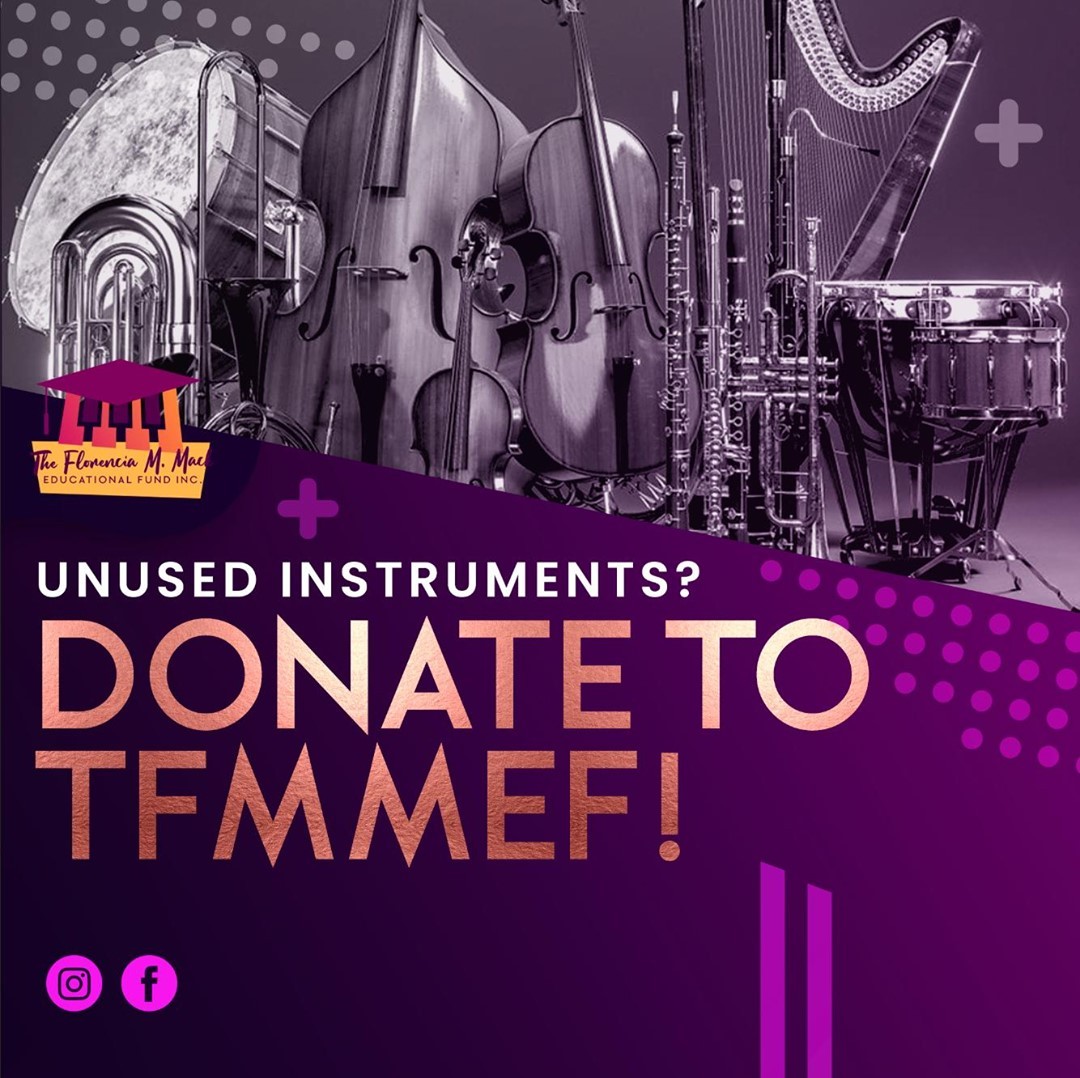 Do you have or do you know someone who has a musical instrument that is no longer being used?
TFMMEF would love for you to donate your unused instrument (trumpet, violin, drums, saxophone, etc.) to the fund. One of our goals is to ensure that music students that are pursuing their studies have access to instruments. Many of these instruments are expensive to purchase and rent.
TFMMEF hopes to offset some of these expenses if possible. Feel free to email tfmmef@gmail.com if you are interested in donating an instrument.
#musiciansmatter #musicsaveslives #musicmajors #clefclubofphiladelphia #kimmelcenter #estherboyerschoolofmusic #curtisschoolofmusic