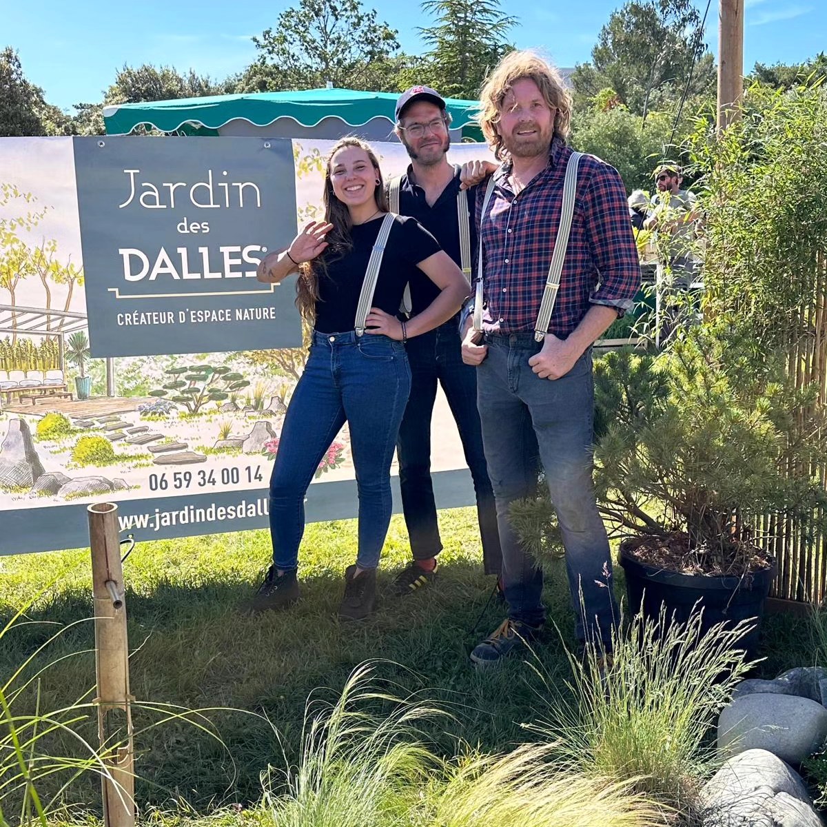 @jardindesdalles au parc Frank Delmas à La Rochelle aujourd'hui en exposition à la fête des plantes.
#paysagiste #larochelle #evenement #plante #teamwork