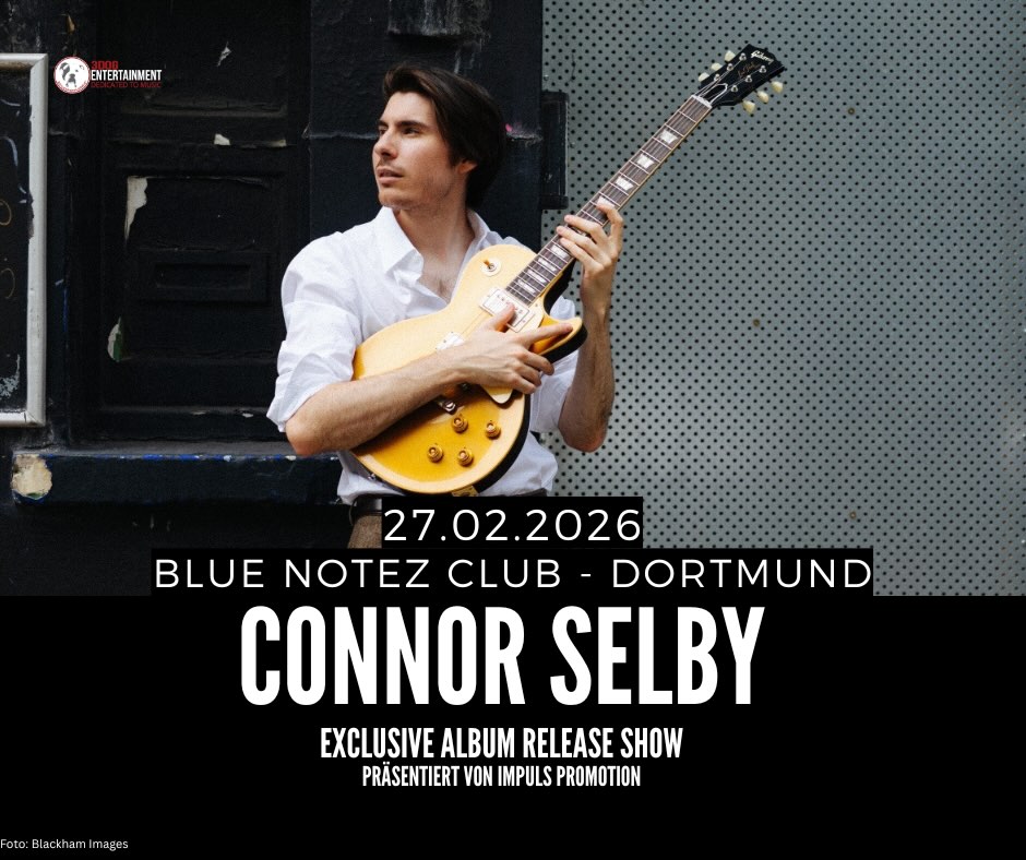 🇩🇪GERMANY🇩🇪
Heading to Dortmund on the 27th Feb to play Blue Notez Club!
Get your tickets now! - https://3dogentertainment.reservix.de/tickets-connor-selby-album-release-show-2025-in-dortmund-blue-notez-club-am-27-2-2026/e2440686
#blues #liveblues #connorselby #provoguerecords