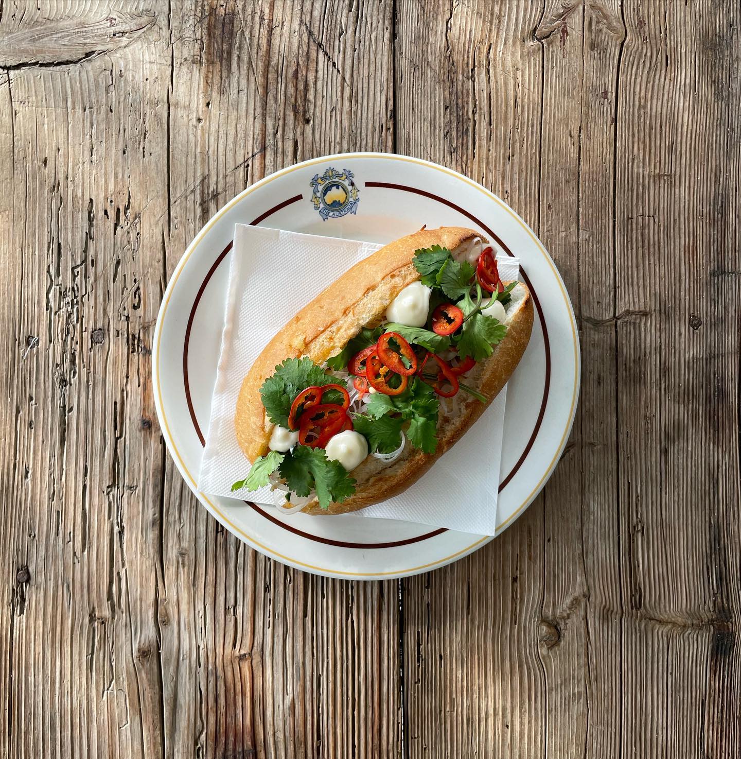 XO bug banh mi
Confit bug, xo sauce, pickled carrot, cucumber, chilli, coriander, fried shallots, mayo
Well bugger me, it’s a beauty!
Banh mi is on from 12:30 all weekend ☀️