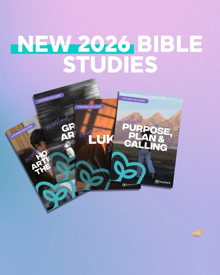 No way Mustard just dropped FIVE new Bible Studies for Lunchtime Groups!!! 🫢🫢
That’s right! We’ve got you set for Term 1 of 2026 🥳
Last year we launched 10 New Bible studies (go check them out if you haven’t already) and now we’ve bringing you another 5! 🤩
Each series has multiple episodes/studies which include interactive ideas and group prayer topics.
Want access to this? Email us at studentmovement@mustard.org.au ✨
___
#christianstudies #biblestudy #biblestudies #christiansaustralia
