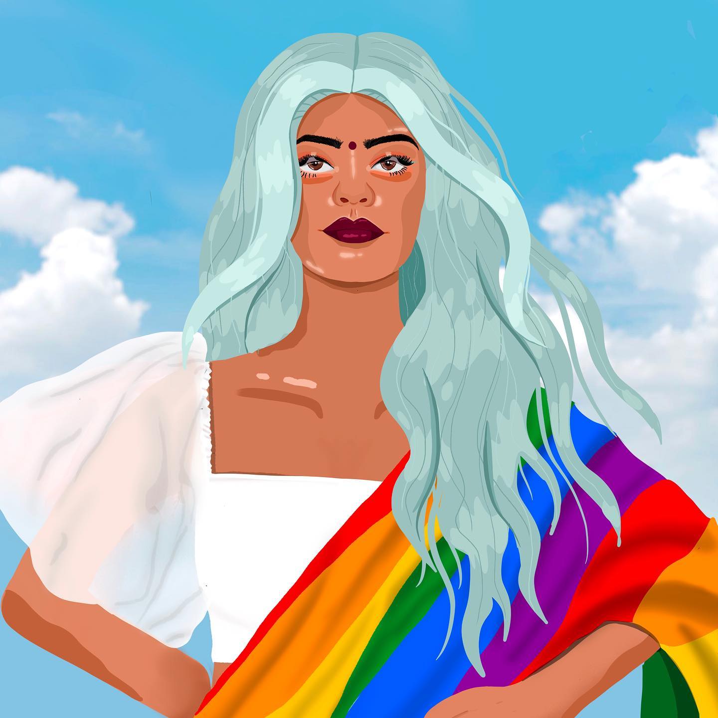 Happy Pride 🌈
I know that being in the LGBTQ+ spectrum is not quite so serene, and there are endless struggles to over come every single day. As a straight women I want to celebrate this diversity, this fight for equality, for a world where love is as simple as love and beyond gender and everything else!
✨
I want to believe we’re moving towards a more colorful world where, every single person gets the chance to express themself as who they truly are and feel! Where humans feel pride in identifying themself and are not discriminated, where love is just love. Happy Pride month to everyone, let this month be an excuse to unapologetically be yourself 🌈
.