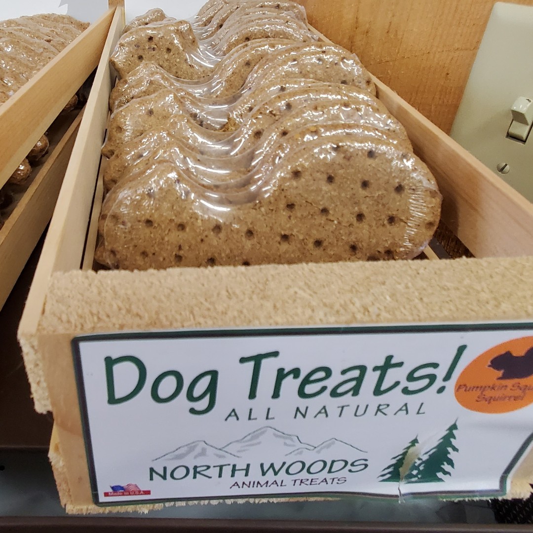 You and your pup heading out this coming weekend?
Stop at Cold Spring Farm and grab some of our North Woods Dog Treats!