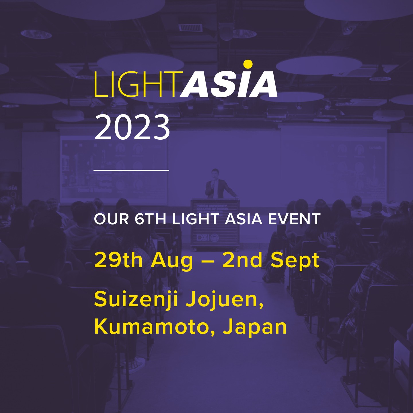 Light Asia 2023 will be held in Kumamoto, Japan this August. More details will follow.
#lightasia #lightasia2023 #lightingfestival #kumamoto
