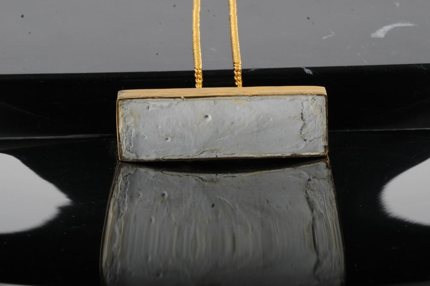 In reflection, we see the imperfection of the creator. Sometime I feel is the imperfection the creation, the creator, imperfect . Air bubbles.
Uneven edges.
Surface scars.
Every imperfection is kept.