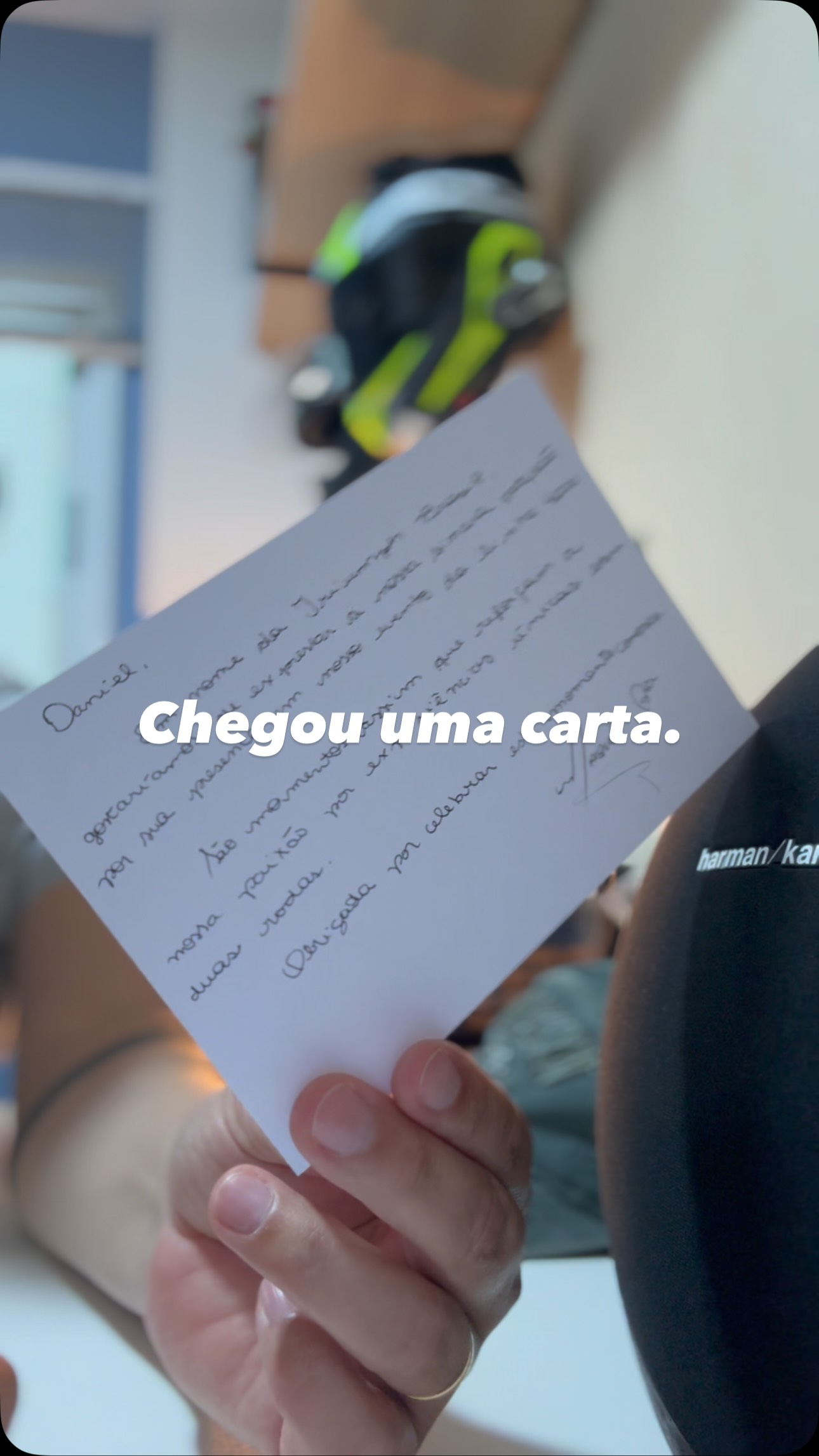 Chegou uma carta!
Valeu time @triumphbr
@onlypay.1pay