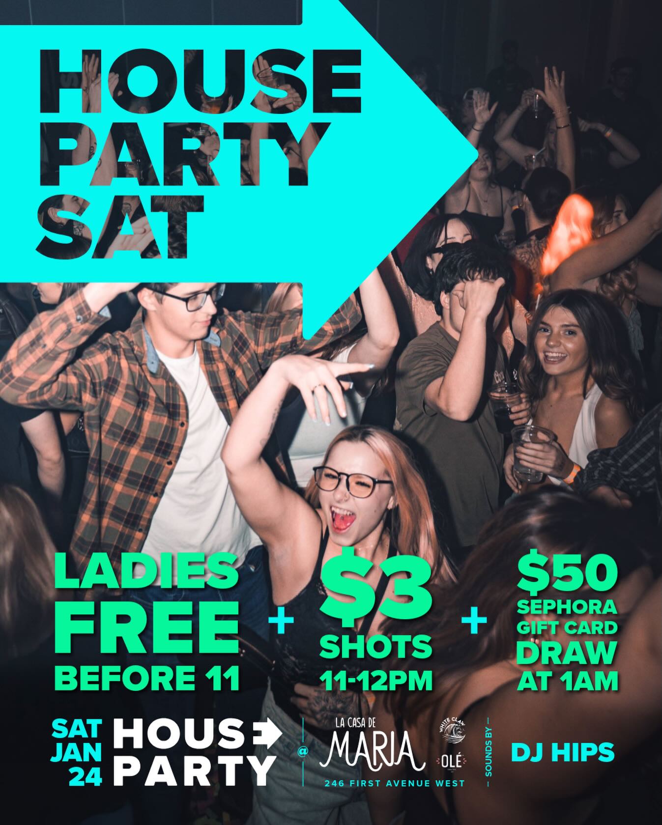 Saturday plans, handled. @dj.hipss on the decks.
Ladies free before 11
$3 shot power hour from 11–12
$50 Sephora gift card giveaway at 1am
Pull up early. Stay late.
.
.
.
.
#houseparty #Northbay #nipissinguniversity #canadorecollege