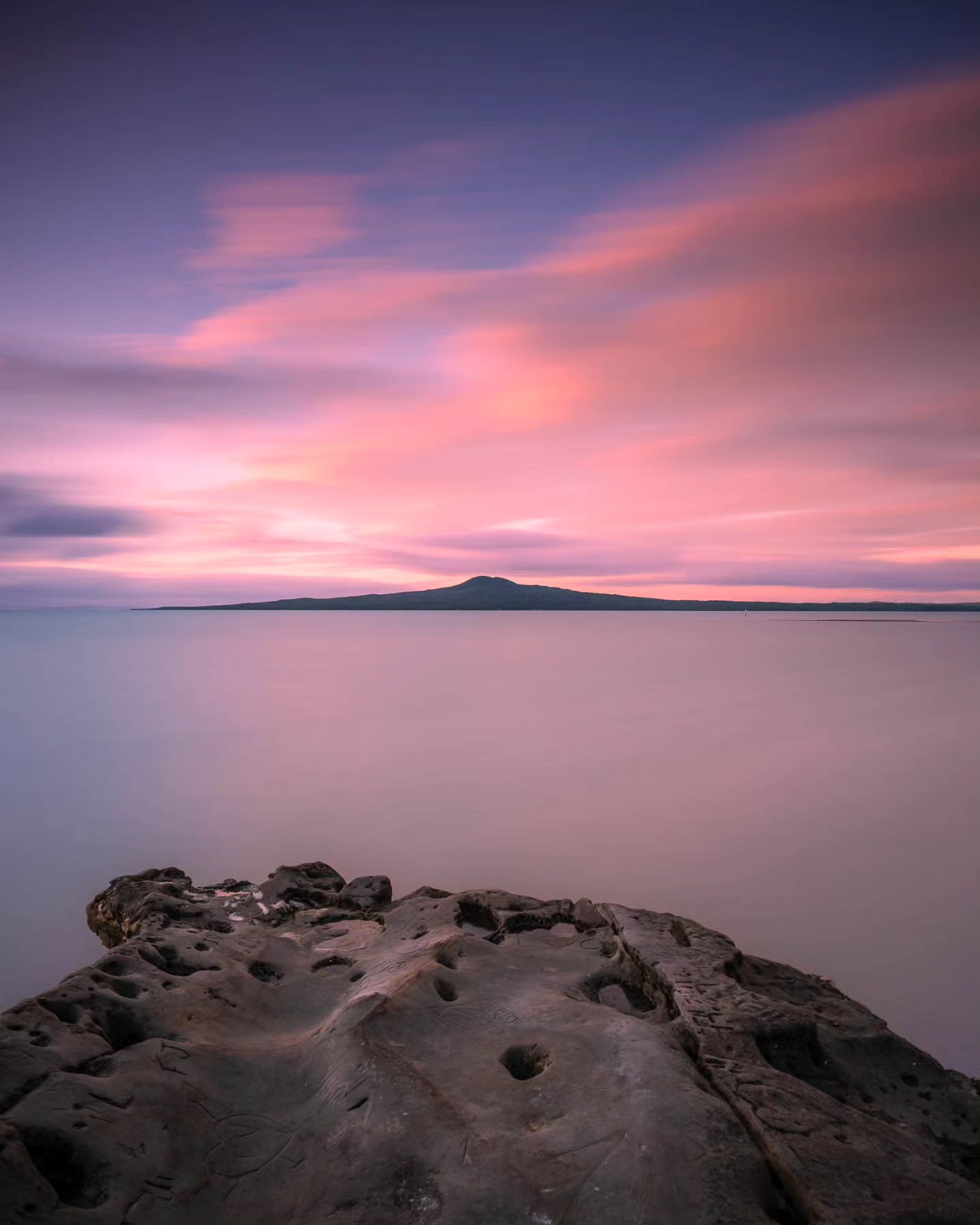 Sunset over Rangitoto 🌅