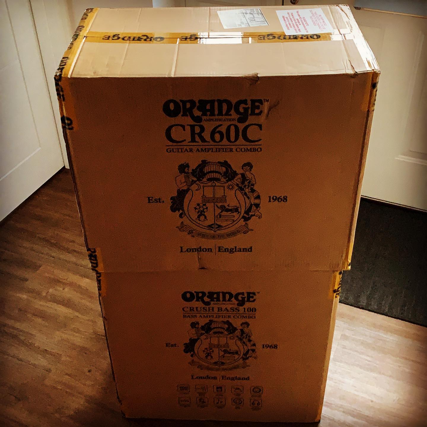 No better delivery than an orange delivery, new room pics coming soon..