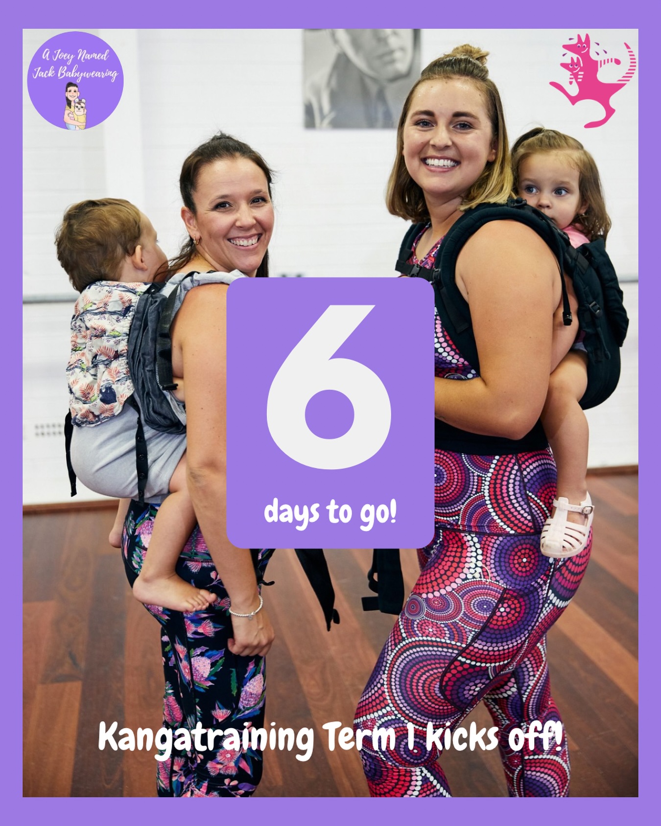 Six days to go! 🙌🏻
Kangatraining Term 1 is almost here and we cannot wait to welcome you back!
Our award winning, postnatal safe babywearing classes are back in Greenwood, and our Hillarys outdoor classes are returning too! 💜
Dedicated time for you to move, breathe and recharge while your little one stays close and joins in the fun.
Siblings are very welcome too!
We have two weekly class options…
Our Kangatraining classes are our signature babywearing workout classes held indoors in Greenwood. Your little one can be in the baby carrier or playing close by while you enjoy some much deserved self care time, move your body and begin to feel like you again 💜
Our second class option is our KangaMix classes held outdoors in Hillarys. This class is a little different and combines walking with planned stops along the way to work different parts of your body for a more full body workout. It is also a very social class as we chat while we walk. You can use a pram and/or a baby carrier.
Term 1 starts Wednesday 28th January
💜 KangaMix Wednesdays 9:15am at Hillarys Boat Harbour
💜 Kangatraining Thursdays 9:30am in Greenwood
$15 first trial class available
✨ Join our amazing mum community and snap up the last spots remaining for Term 1 💜
Bookings are essential!
👇🏻👇🏻👇🏻
www.ajoeynamedjackbabywearing.com.au/kangatraining
.
.
.
.
.
#aJoeyNamedJackBabywearing #KangatrainingPadburyGreenwood #KangaMix #PerthMums #Hillarys