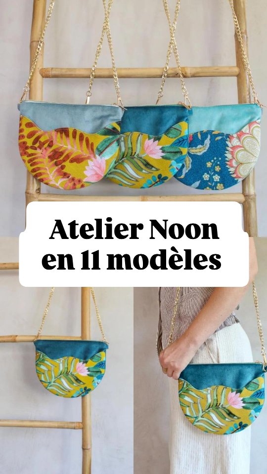 Atelier Noon c'est tout ça :
11 modèles,
11 façons de te faire du bien au quotidien.
Des sacs et accessoires faits avec le cœur, imaginés, dessinés et confectionnés avec grand soin et en quantité ultra limitée.
Ici, pas de production de masse.
Des créations pour t’accompagner dans ta vie de femme, des pièces qu’on ne croise pas à chaque coin de rue.
Merci d’être là, de soutenir l’artisanat et de faire vivre cette aventure avec moi.
👉 Dis-moi en commentaire lequel te ressemble le plus 🌷
