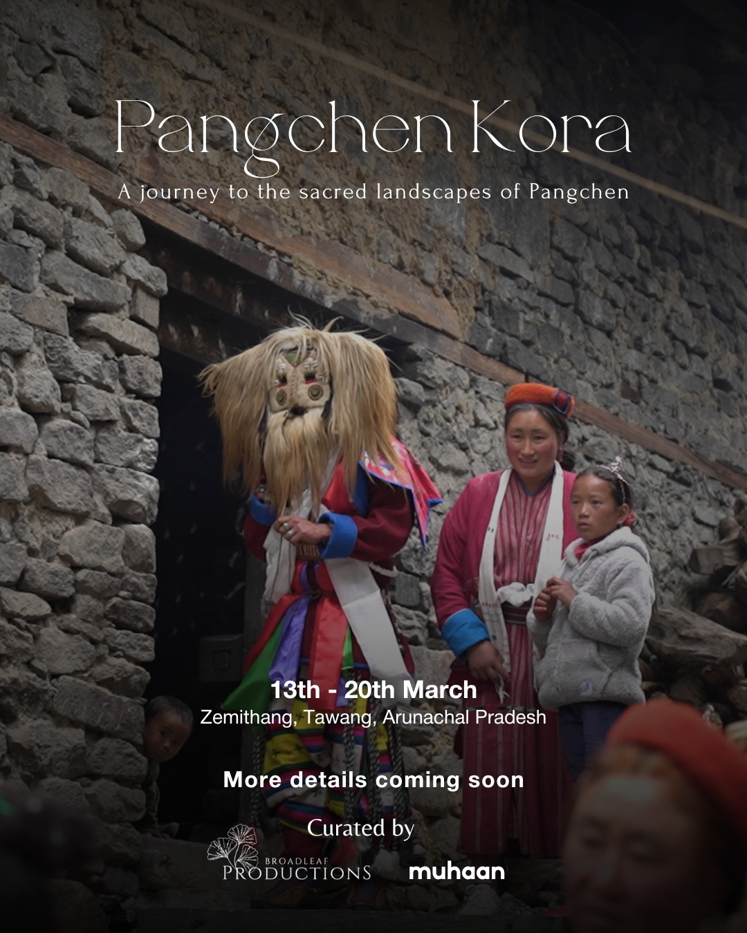 Pangchen Kora | 13–20 March
This March, we return to Pangchen for another slow, immersive journey through its sacred landscapes, living traditions, and everyday rhythms. Pangchen Kora is shaped around walking with attention—listening to stories, spending time with communities, and experiencing the land beyond spectacle.
From village trails and nature walks to moments of reflection around monasteries and shared meals, this journey is about understanding Pangchen through its people, landscapes, and spiritual pulse.
Curated by Muhaan, Pangchen Kora invites those who wish to travel with care, curiosity, and respect.
Pangchen / Zemithang, Arunachal Pradesh
13–20 March
Registrations will open soon
#pangchenkora #pangchen #zemithang #sacredlandscapes #slowtravel #communityjourneys #easternhimalayas #muhaan