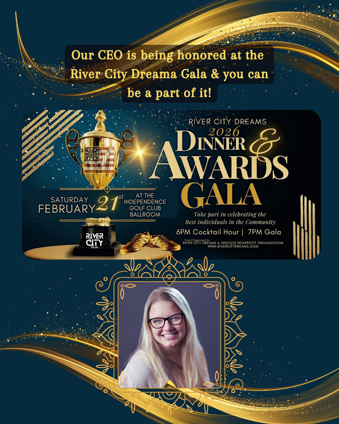 A Proud Moment for Kids on First: Our CEO Honored at River City Gala