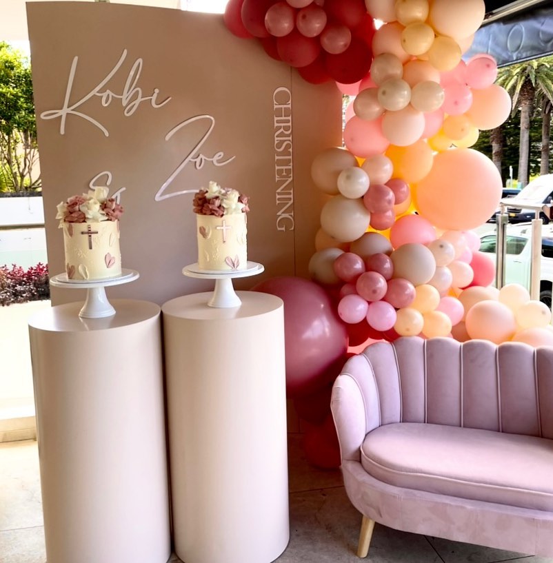 With @superbeventstyling at @nunspool for a special celebration for twin girls! #balloons #balloon #balloondecor #balloongarland #balloonart #balloondecorations #balloondecoration #sydneyballoons #organicgarland #organicballoongarland #colourpop #party #partydecor #partydecorations #decorations #1stbirthday #birthdayboy #centralcoastballoons