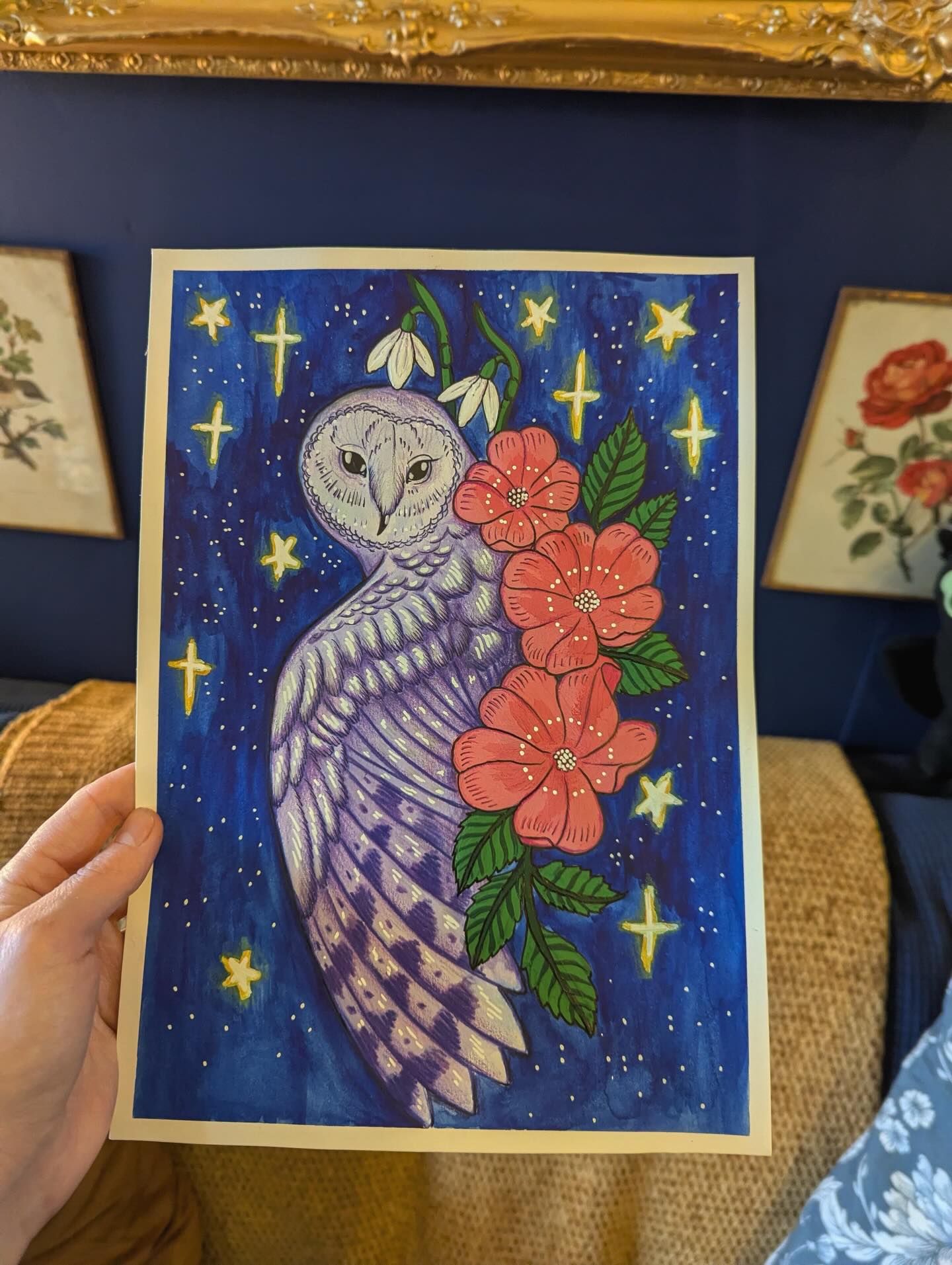 A magical owl illustration I completed recently~
taken from an initial concept which is available for tattooing (scroll to see the concept)
One of my goals for the year is to make more physical art, for fun! I love drawing on the iPad, but it’s really nice to put down the digital devices and feel the texture of physical media. I have always loved mixed media and particularly colour pencils!
I do get distracted quite easily on the iPad, so it was really lovely to put that down for the day and get this piece done. I am enjoying the cozy, hibernation of winter, especially for creative pursuits.
I created this owl with florals as a tattoo design, which I envisioned it to be placed along the side of the thigh, but could also work on the side of a calf, or back of calf, or front of thigh.
Owls are magical creatures, which are spiritually symbols of wise knowledge, guidance, change and to pay attention to your intuition. I became fascinated with Owls this past year, which led me to visit the Scottish Owl Centre, which was a lovely experience! I learned a lot about owls and it was really nice to see them up close and know they are so well cared for and the hard work they do in conservation.
If you would like to adopt this design to your flesh suittt please fill in the enquiry form linked in my bio!
I do not repeat my designs, they are one off, but if you wish to have something I have already done, I would re-draw it unique to you.
I am making prints of this very soon! I have created a sign up for a mailing list on my website on the homepage, where soon I will use it to announce flash updates, special offers, print and sticker drops! Please sign up to be notified straight to your email✨🐱
✒️ tattooing at Astra Lines
🗓️ booking January onwards
💌 fill in the enquiry form linked in bio or email me directly at booking@ericattattoo.com✨
🇬🇧 Edinburgh, UK
#edinburghtattoo #tattooedinburgh #owltattoo #animaltattoo #illustrativetattoo #illustrativetattoos #whimsicalart #whimsicaltattoo #edinburghtattooartist #edinburghtattoostudio #blackworktattoo