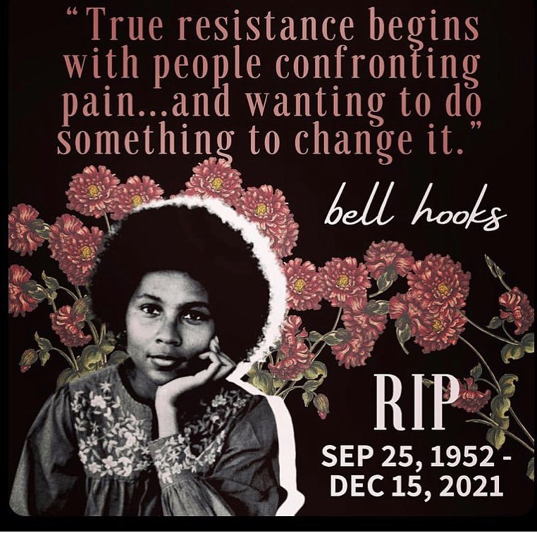 Rest In Power 🌸
Praying for safe transition and uplifting protection from our Ancestors
#RP from Lesley Mac #RIP #bellhooks