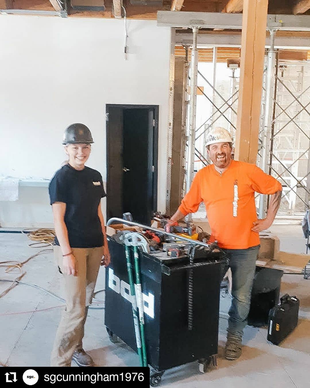 #Repost @sgcunningham1976
• • • • • •
Waterloo, Ontario
SGC supports women in construction! Cassidy, our electrician, is a great contributor to Site Super Shaun’s project team! #gogirls #girlpower #womeninconstruction💪