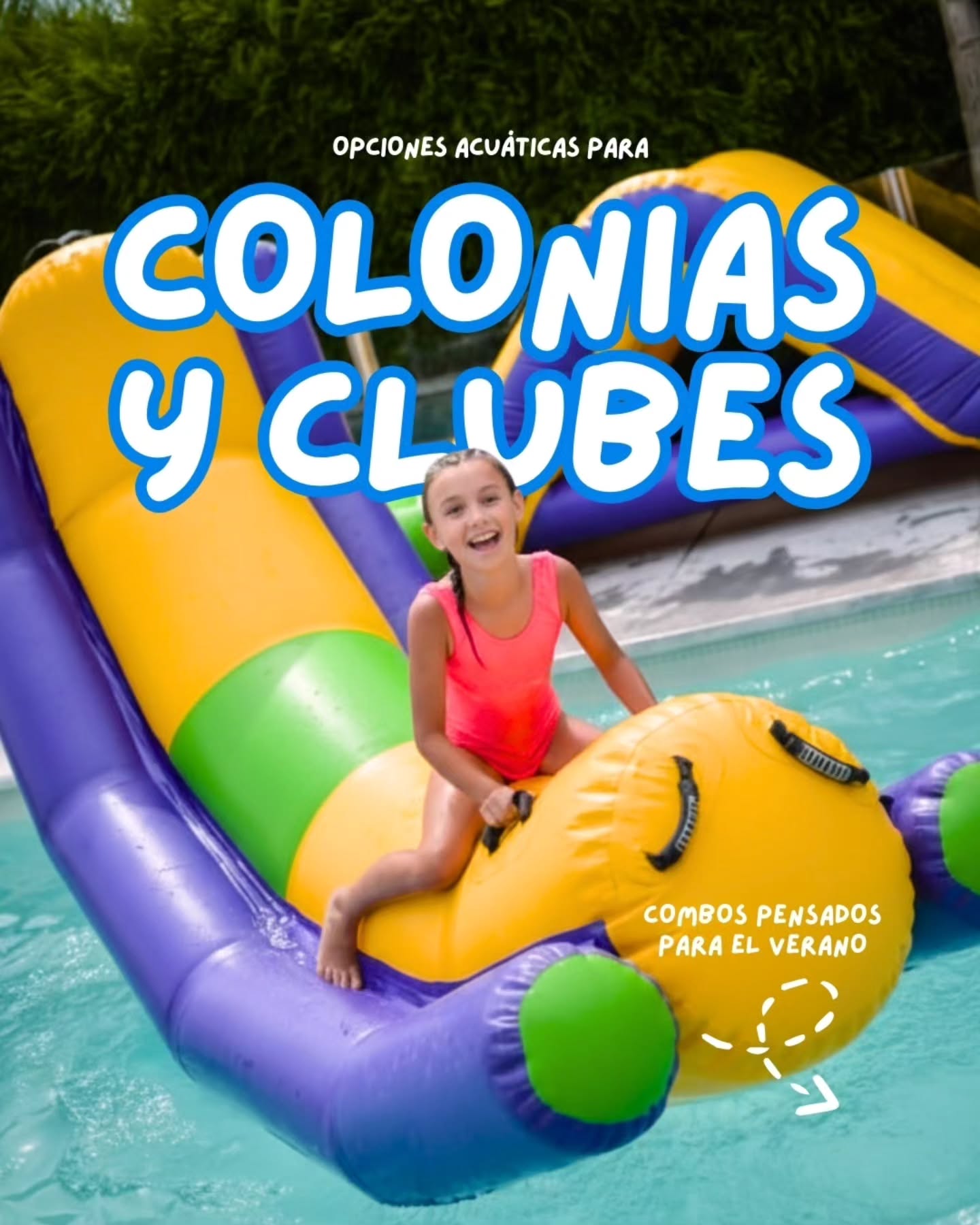 El verano se vive con agua, juegos y mucha diversión 💦☀️
En Delivery Fun tenemos opciones acuáticas para cada tipo de evento:
casas, colonias, clubes, hoteles y eventos especiales.
👉 Promos acuáticas con inflables, espuma y operadores incluidos.
👉 Nos adaptamos al espacio y al público.
📩 Escribinos y reservá tu opción ideal para este verano.
#inflablesacuaticos #coloniasdeverano #eventosrecreativos #juegosacuaticos #animacioninfantil