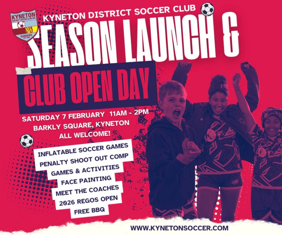 🚨 SEASON LAUNCH + CLUB OPEN DAY 🚨
📅 Saturday 7th Feb
📍 Barkly Square
⏰ 11am–2pm
Games, inflatables, comps, face painting, meet the coaches, BBQ lunch 🌭🔥
PLUS registrations officially OPEN!
Bring the family, bring your mates — don’t miss it! 💙