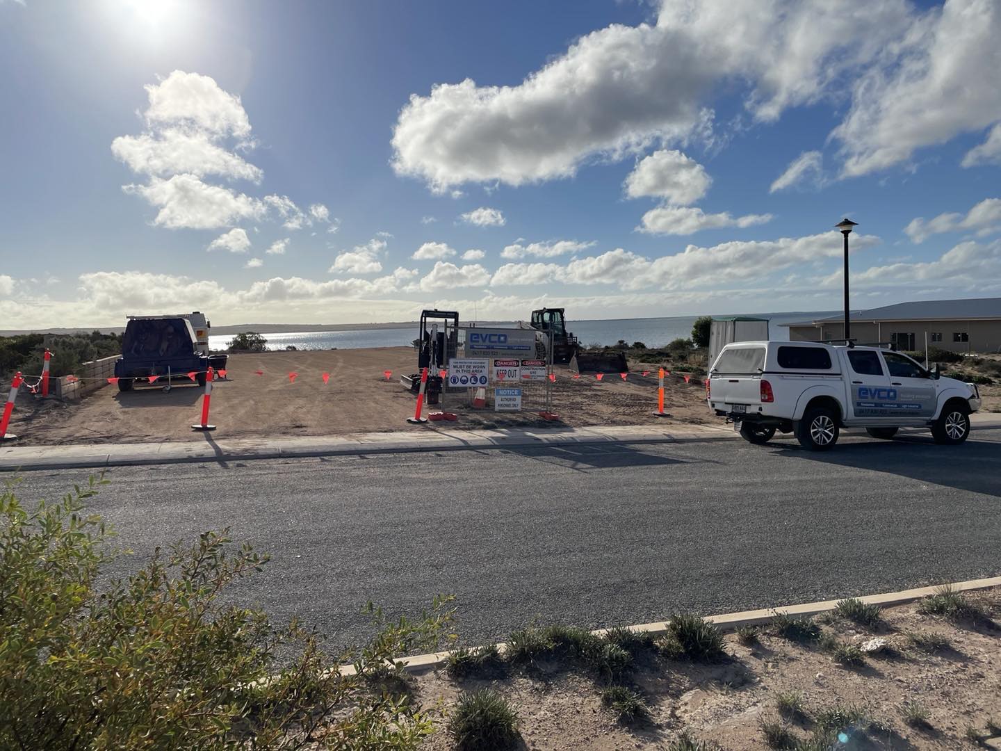 Evco gearing up for another Quality build Streakybay Sea Front stay tuned