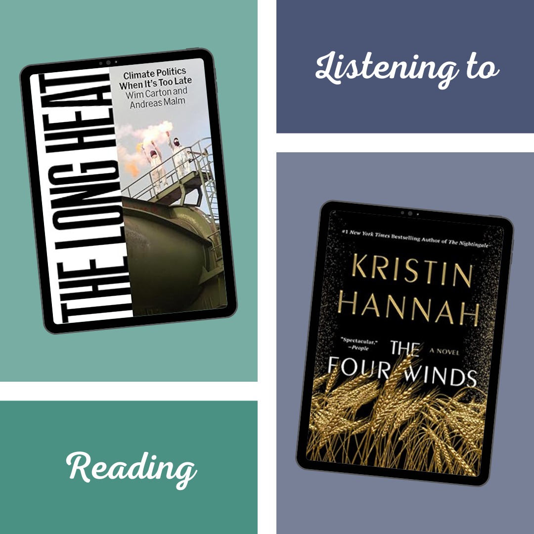 What are you reading and listening to this weekend?