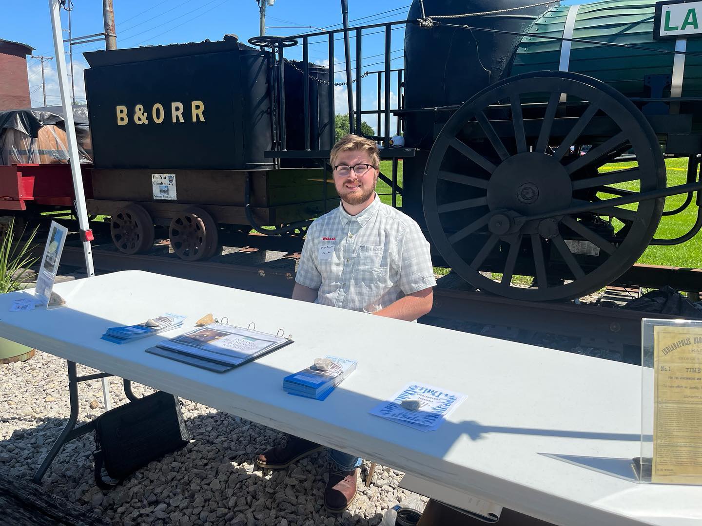 Wondering how to spend this beautiful day? Check out our local Linden Depot Museum’s Midwest Railroad Fair! Find our tent and learn about the Indiana, Bloomington, and Western Railroad! The event ends at 4 today, so finish up lunch and head on over!
#uniquelymoco #crawfordsville #linden #lindendepotmuseum #railroad