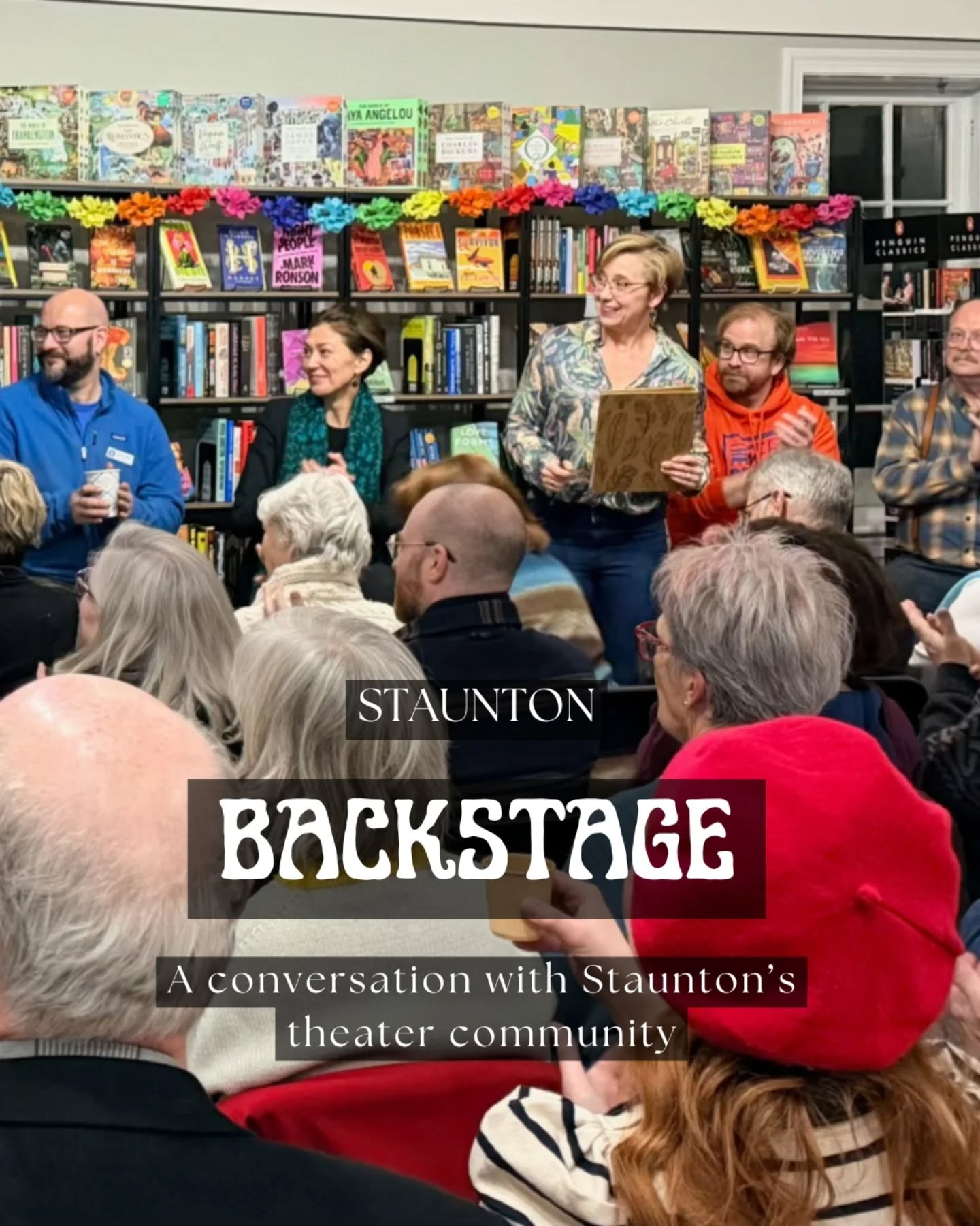 On Tuesday night, we made a little magic.
Staunton Backstage sold out. Standing room only. And for 90 minutes, the room was alive.
We gathered leaders from @off_center_staunton, @shenanarts, @silverlinetheatre and @americanshakespearecenter for an honest conversation about what local theaters are up against, and what becomes possible when collaboration replaces competition.
The generosity in the room was the very essence of what makes our town so special ✨
So go out to see a show. Or five. Bring your friends and neighbors!
Sign your kids up for drama and musical classes and camps at @silverlinetheatre
Celebrate Valentine's Day with a candlelight concert at @americanshakespearecenter
See one of many shows at @shenanarts
Explore American Myths at @off_center_staunton
Staunton's theater companies have something for EVERYONE.
