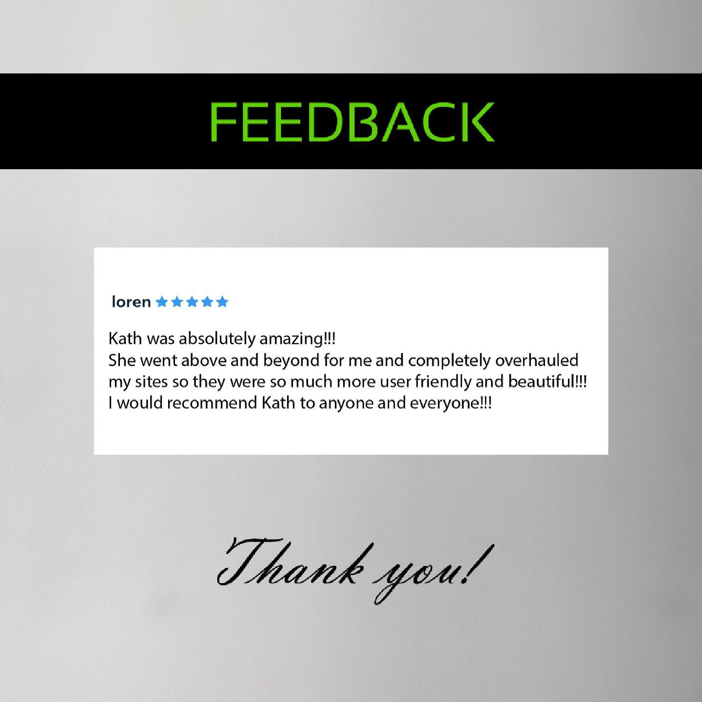 @lvdcosmetics Thank you for your Feedback LVD Cosmetics. It was lovely working with you! #wixfix #wixpartner